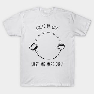 Roasted Coffee Circle Of Life T-Shirt